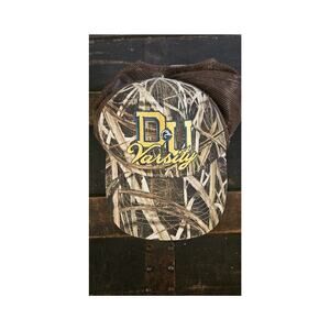 Mens DU Varsity Hat by Ducks‎ Unlimited Waterfowl Hunting Camo Adjustable